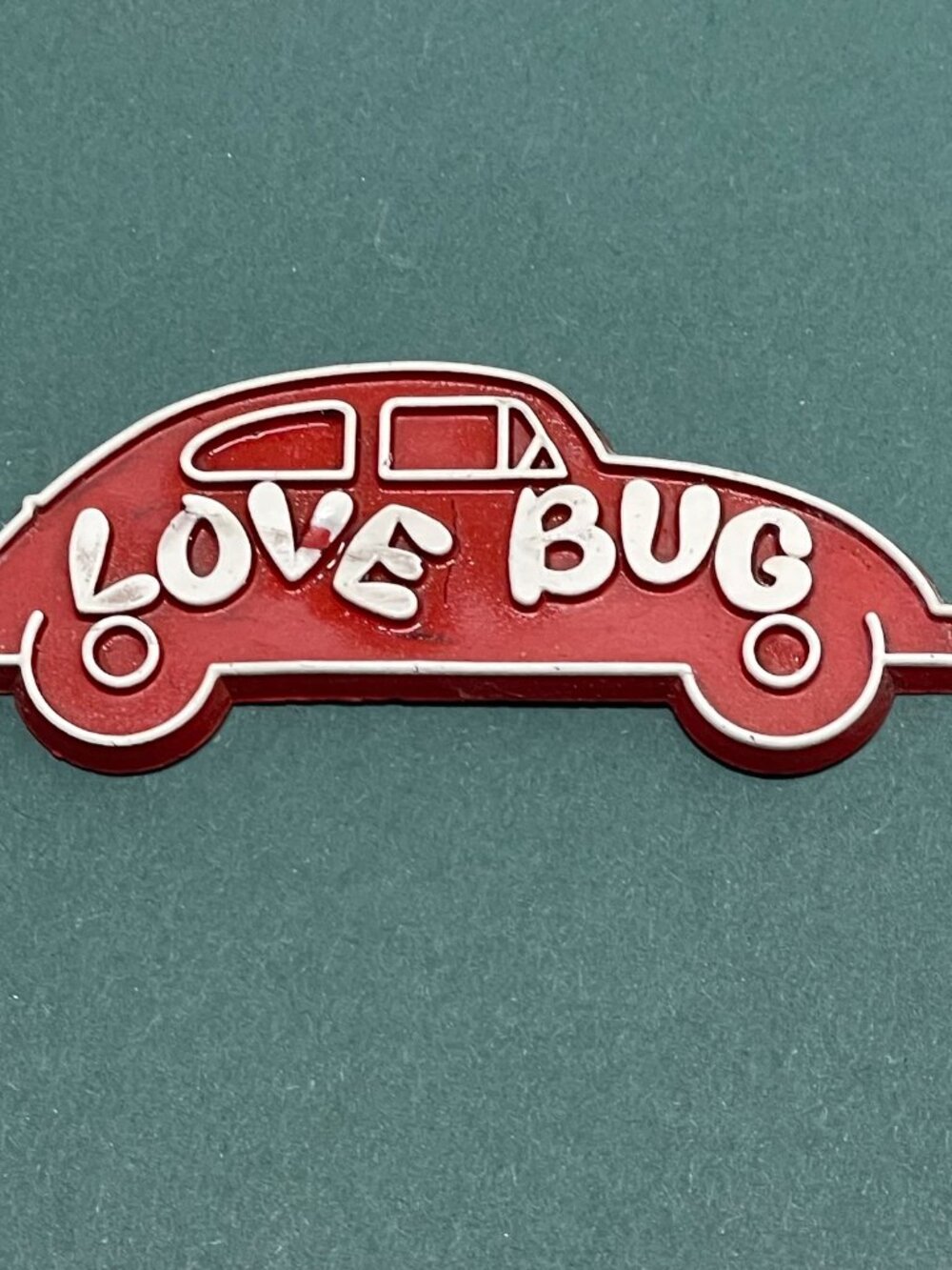 Vintage Love Bug Volkswagen Beetle Fridge Magnet Mirror Magnets St Louis USA